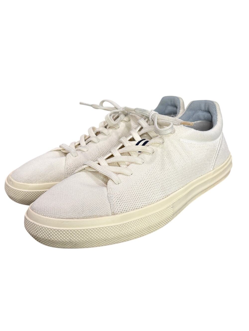 Rothys Womens‎ 10.5 Mens 9 The RS02 Sneaker Bone White Lace Up Shoes Washable
